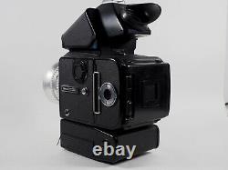 Hasselblad 500ELX Medium Format camera. With PME prism, lens Black w A12 Back