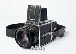 Hasselblad 500 C Film Camera Bundle Zeiss lens 80mm Waist & 45 deg finder more