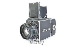 Hasselblad 500 C/M Chrome Kit with 80mm f/2.8 Planar Lens + A12 Chrome Back #E8295