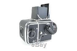 Hasselblad 500 C/M Chrome Kit with 80mm f/2.8 Planar Lens + A12 Chrome Back #E8295