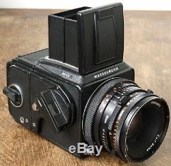 Hasselblad 503CX Medium Format Film Camera + 80mm F2.8 CF Lens + WLF + RFH Boxed