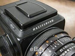 Hasselblad 503CX Medium Format Film Camera + 80mm F2.8 CF Lens + WLF + RFH Boxed