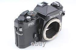 Honeycomb Top MINT Nikon FE2 Black 35mm Film Camera 50mm f1.4 Lens From JAPAN