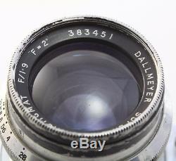 Ilford Witness with Dallmeyer 2inch F1.9 Super-Six Anastigmat Lens With Case