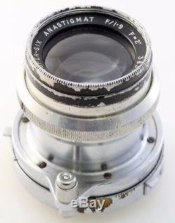 Ilford Witness with Dallmeyer 2inch F1.9 Super-Six Anastigmat Lens With Case