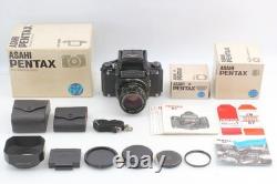 In Box Top Mint Pentax 6x7 WLF MUP Film Camera T 105mm f2.4 Lens From JAPAN