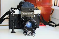 Kiev 6C TTL Soviet MEDIUM Format 120 mm PENTACON SIX COPY withs LENS VEGA EXC