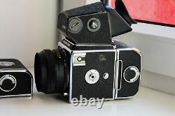 Kiev-88 Soviet MEDIUM Format 6x6 HASSELBLAD COPY FILM camera withs MC VOLNA-3B EXC