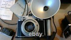 Kodak MEDALIST II Film Camera Set with Lens, Flash, Cases etc Early 1945 Vintage