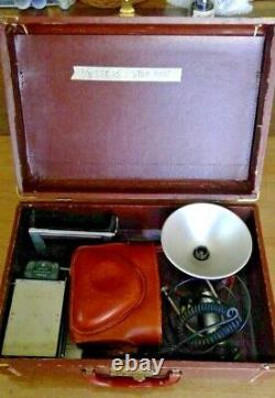 Kodak MEDALIST II Film Camera Set with Lens, Flash, Cases etc Early 1945 Vintage