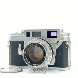 Konica? A Silver f/1.8 50mm Lens Rangefinder 35mm Film Camera with Filter- GOOD