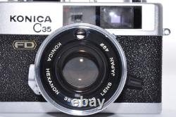 Konica C35 FD Rangefinder Film Camera 38mm f/1.8 Lens Tested Exc+5 from Japan