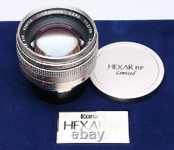 Konica Hexar Rf Limited Edition + M-hexanon 50mm F/1.2 Lens, Boxed Mint