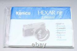 Konica Hexar Rf Limited Edition + M-hexanon 50mm F/1.2 Lens, Boxed Mint