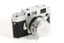 Konica IIIa Camera Vintage Rangefinder 35MM Film 50MM f/1.8 Lens Japan READ