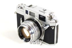 Konica IIIa Camera Vintage Rangefinder 35MM Film 50MM f/1.8 Lens Japan READ
