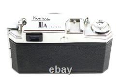 Konica IIIa Camera Vintage Rangefinder 35MM Film 50MM f/1.8 Lens Japan READ