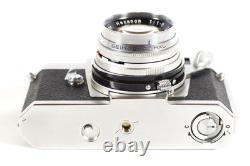 Konica IIIa Camera Vintage Rangefinder 35MM Film 50MM f/1.8 Lens Japan READ