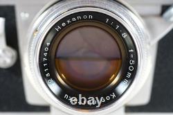 Konica IIIa Camera Vintage Rangefinder 35MM Film 50MM f/1.8 Lens Japan READ