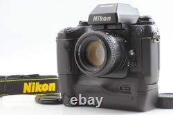 LATE 258xxxx MINT Nikon F4S 35mm Film Camera AF 50mm f/1.4D Lens MB-23 JAPAN