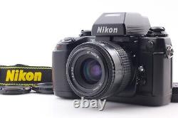 LCD OK MINTSN258xxxx Nikon F4 35mm Film Camera Body AF 35-70mm Lens From JAPAN