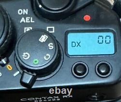LCD OK N MINT withStrap Contax RX 35mm Film Camera 50mm f1.7 MMJ Lens From JAPAN