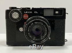 LEICA CL Film Camera Rangefinder WITH Summicron 40 F/2 Lens