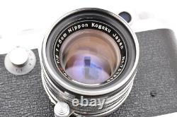 Late? MINT? Nicca 3-F Rangefinder Film Camera Nikkor H. C 50mm F/2 Lens JAPAN