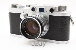Late? MINT? Nicca 3-F Rangefinder Film Camera Nikkor H. C 50mm F/2 Lens JAPAN