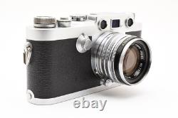 Late? MINT? Nicca 3-F Rangefinder Film Camera Nikkor H. C 50mm F/2 Lens JAPAN