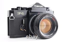 Late ModelAlmost MINT LENS Canon F-1 35mm Film Camera + FD 50mm f/1.4 S. S. C