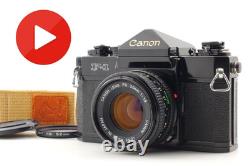 Late Model EXC+5 / Meter Works Canon F-1 Film Camera Body 50mm F1.8 Lens JAPAN