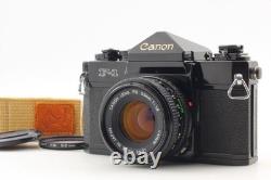 Late Model EXC+5 / Meter Works Canon F-1 Film Camera Body 50mm F1.8 Lens JAPAN