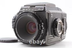 Late Model Near MINT Zenza Bronica S2A Film Camera 75mm f/2.8 Lens From JAPAN