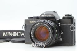 Late? N. MINT? Minolta XD Black Body 35mm SLR Film Camera MD 50mm f1.4 From JAPAN