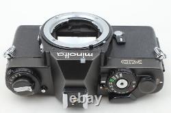 Late? N. MINT? Minolta XD Black Body 35mm SLR Film Camera MD 50mm f1.4 From JAPAN