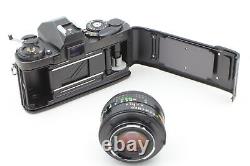 Late? N. MINT? Minolta XD Black Body 35mm SLR Film Camera MD 50mm f1.4 From JAPAN