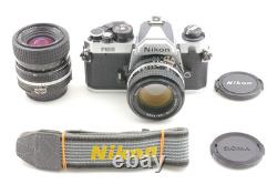 Late Top MINT / 2Lens Nikon New FM2 FM2N 35mm Film Camera Ai-s 50mm F1.4 Japan