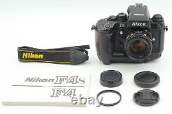 Leat S/N260xxxxMINT Nikon F4S F4 Body 35mm Film Camera AF 50mm F1.4 Lens JAPAN