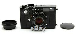 Leica Black CL Film Camera Body With 40mm f2 Summicron-C Lens With Hood #31613