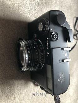 Leica CL 35mm Rangefinder Film Camera With Voigtlander 45mm 1.4 Lens