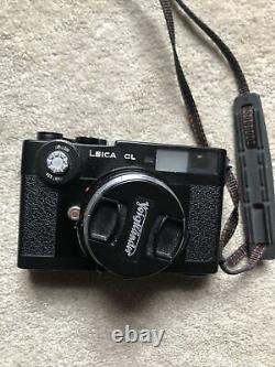 Leica CL 35mm Rangefinder Film Camera With Voigtlander 45mm 1.4 Lens