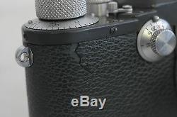 Leica III-C Grey K Rangefinder 35mm Film Camera with Summitar 50 F2 Lens, Cap
