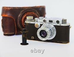 Leica III DRP Chrome Edition 1934 RANGEFINDER Film Camera withs lens industar-22