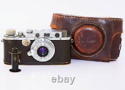 Leica III DRP Chrome Edition 1934 RANGEFINDER Film Camera withs lens industar-22