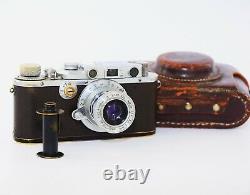 Leica III DRP Chrome Edition 1934 RANGEFINDER Film Camera withs lens industar-22