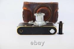 Leica III DRP Chrome Edition 1934 RANGEFINDER Film Camera withs lens industar-22