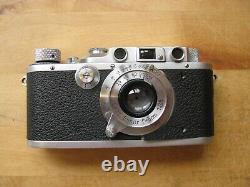 Leica III + Leica 50mm Elmar f/3.5 Lens 1939 Wartime Export Set