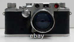 Leica IIIc 35mm Rangefinder Camera with Summitar 50mm f/2 Lens