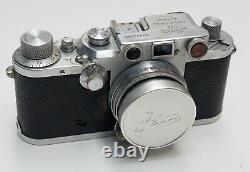 Leica IIIc 35mm Rangefinder Camera with Summitar 50mm f/2 Lens